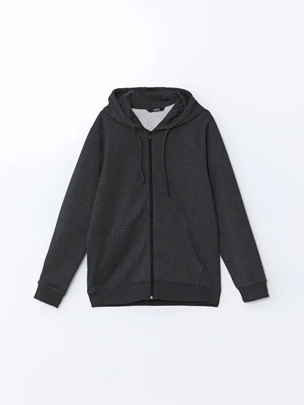 Zip-Up Hoodie Sweatshirt